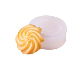 Molde silicona galletita danesa mini espiral